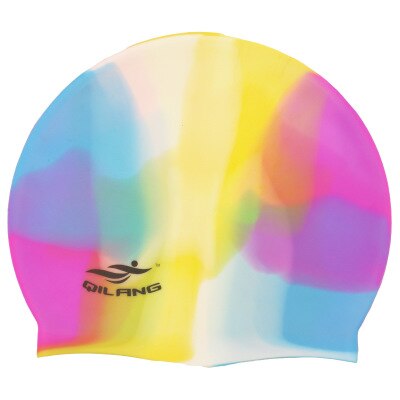 2020 Swimming Cap Silicone Women Men Waterproof Plus Size Colorful Adult Long Hair Sports High Elastic Adults Swim Pool Hat