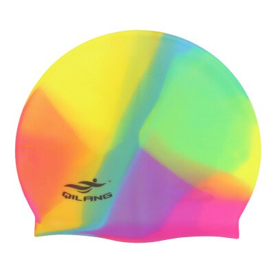 2020 Swimming Cap Silicone Women Men Waterproof Plus Size Colorful Adult Long Hair Sports High Elastic Adults Swim Pool Hat