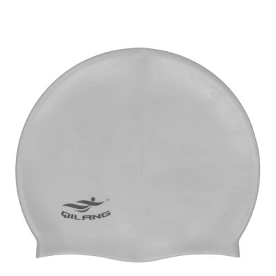 2020 Swimming Cap Silicone Women Men Waterproof Plus Size Colorful Adult Long Hair Sports High Elastic Adults Swim Pool Hat