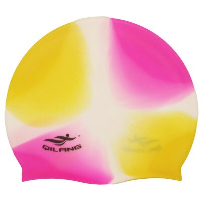2020 Swimming Cap Silicone Women Men Waterproof Plus Size Colorful Adult Long Hair Sports High Elastic Adults Swim Pool Hat