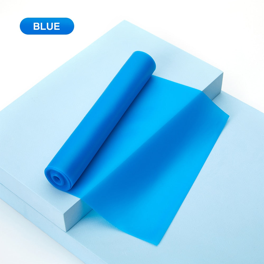 Yoga Pilates Stretch Resistance Band Elastic Bands for Fitness Exercise Fitness Equipment Natural Rubber Gym Dropshipping