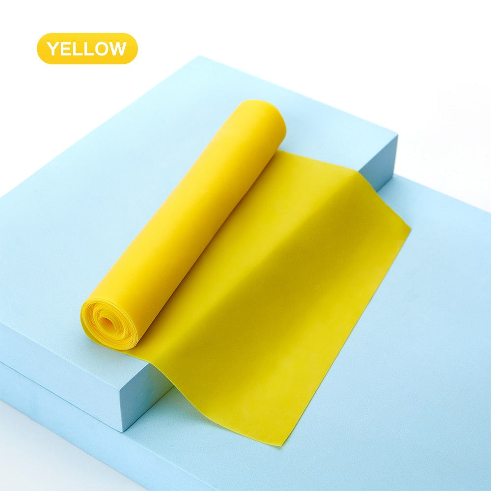 Yoga Pilates Stretch Resistance Band Elastic Bands for Fitness Exercise Fitness Equipment Natural Rubber Gym Dropshipping