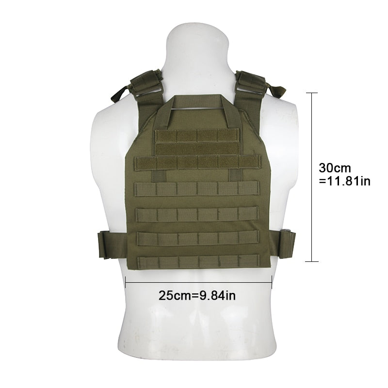Military Tactical Vest Airsoft Hunting Vests Molle Plate Carrier Vest Outdoor CS Protective Training Vest Military Equipment