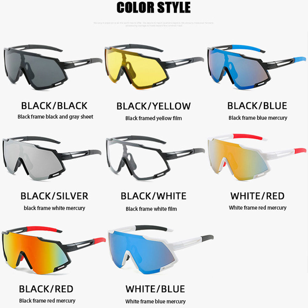 JSJM 2022 New Cycling Glasses 2022 Outdoor Sports Bike Eyewear Men Women Mountain MTB Bicycle UV400 Sunglasses Riding Goggles