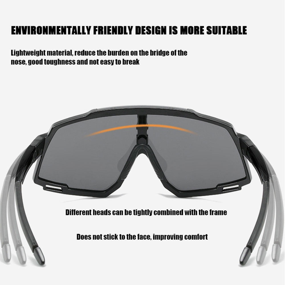 JSJM 2022 New Cycling Glasses 2022 Outdoor Sports Bike Eyewear Men Women Mountain MTB Bicycle UV400 Sunglasses Riding Goggles