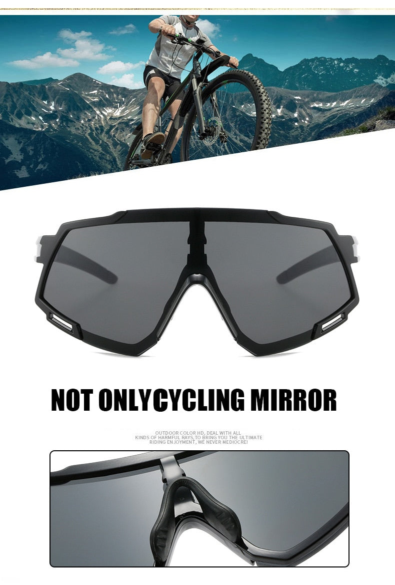 JSJM 2022 New Cycling Glasses 2022 Outdoor Sports Bike Eyewear Men Women Mountain MTB Bicycle UV400 Sunglasses Riding Goggles