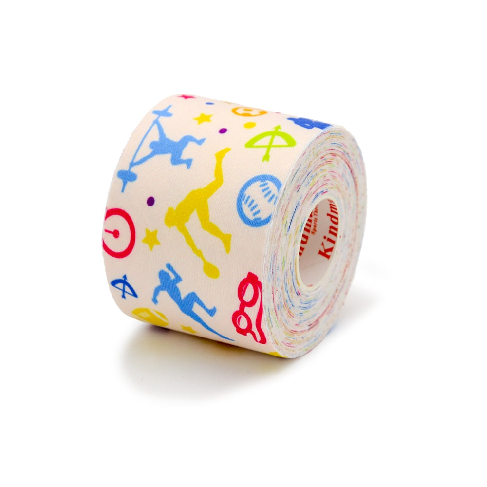 Kindmax Kinesiology Tape Athletic Sport Strapping Volleyball Kneeling Muscle Prevent Splashing Water,5cm x 5m Roll