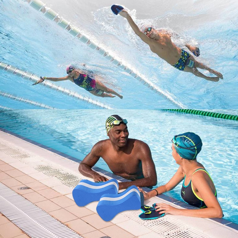 Lovely Swimming Pool Practice Training EVA Foam Pull Buoy Float Kickboard for Kids Adults B2Cshop JY17