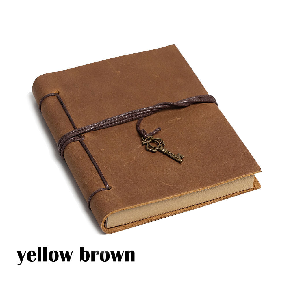 Diary Journals notebook genuine leather Binder Sketchbook vintage Planner A5 Travel note book stationary school office supplies