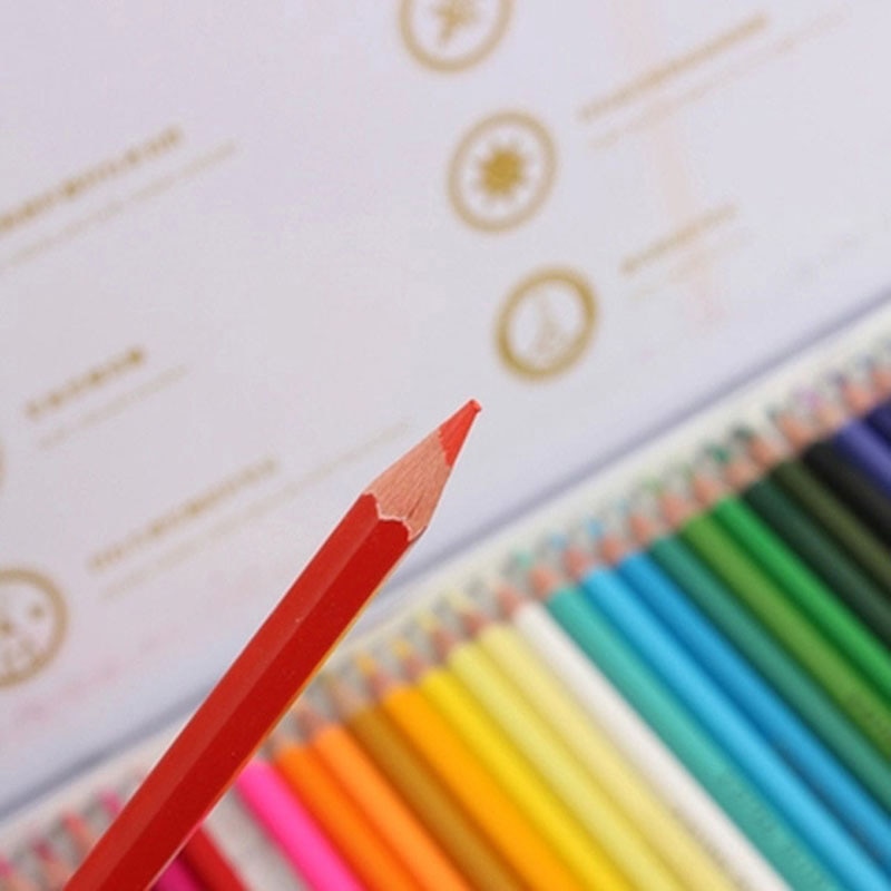 36pcs/Set Creative Upscale Gift For Kids 36 Colors Fashion Wooden Colored Pencils Set Painting Graffiti Mark Tool Sketch Pencils