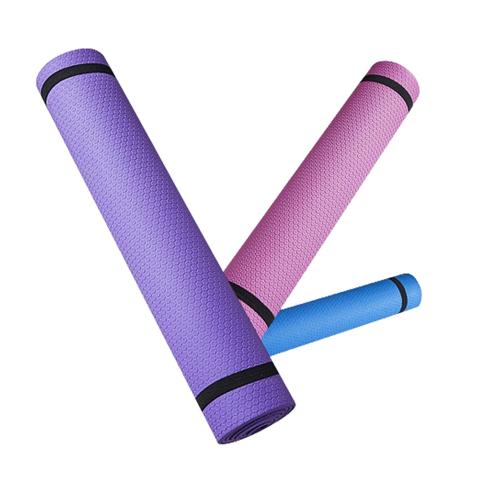 3MM-6MM Thick EVA Yoga Mats Anti-slip Sport Fitness Mat Blanket For Exercise Yoga And Pilates Gymnastics Mat Fitness Equipment