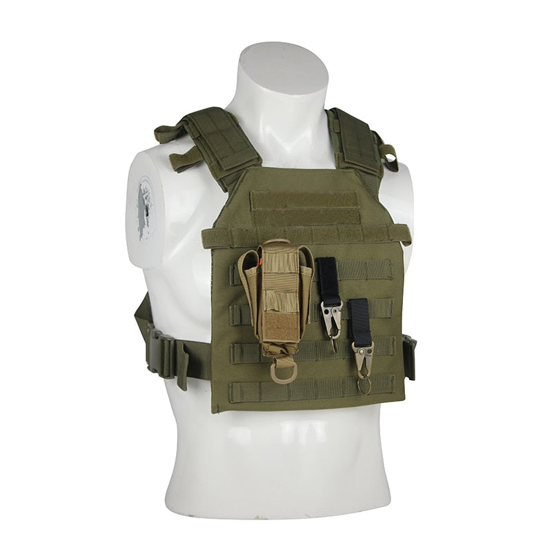 Military Tactical Vest Airsoft  Hunting Vests Molle Plate Carrier Vest Outdoor CS Protective Training Vest Military Equipment