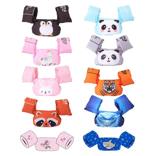Premium Deluxe Kids Swimming Floats Swim Trainer Jumper Floating Armbands Age 2-6 Pool Buoyancy Water Arm Band Jacket for Baby