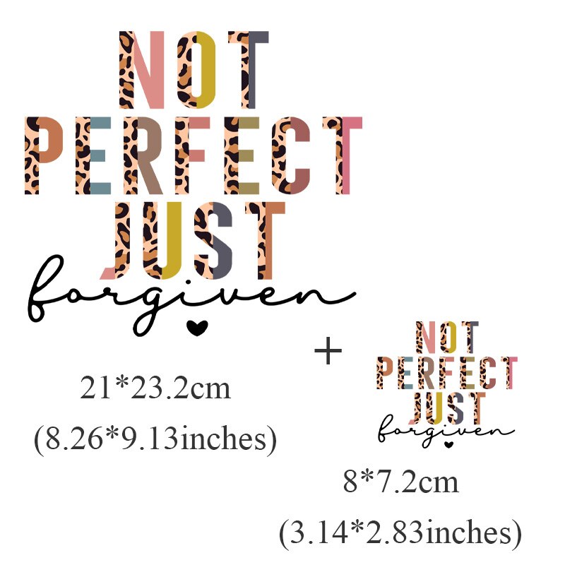 Jesus Letter Patches On Clothes DIY Washable Decals T-Shirt Thermo Adhesive Stickers Fashion Lady Iron-On Transfer For Clothing