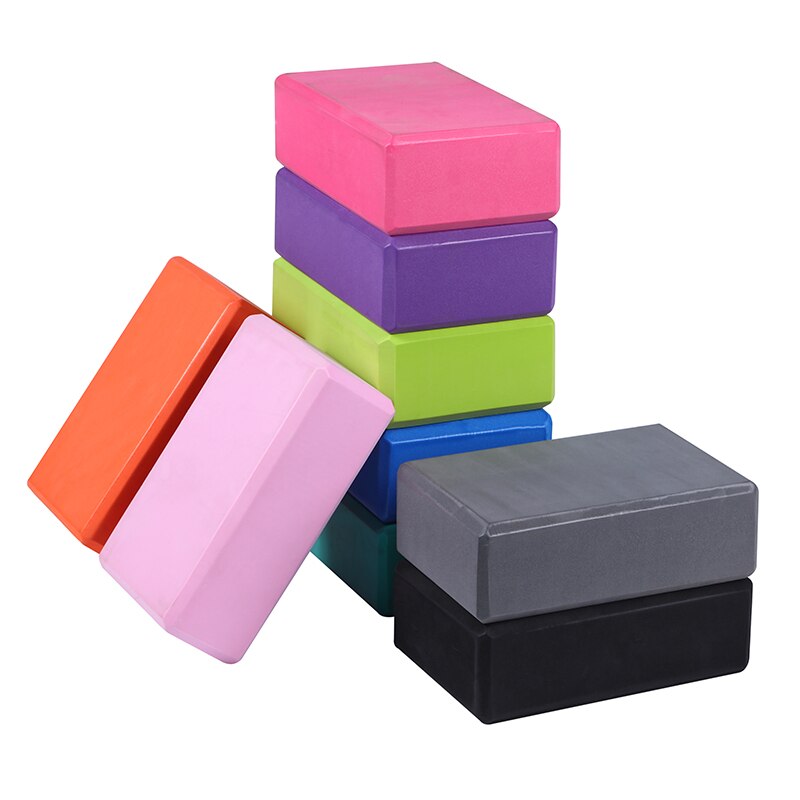 EVA Gym Blocks Foam Brick Training Exercise Fitness Set Tool Yoga Bolster Pillow Cushion Stretching Body Shaping yoga blocks