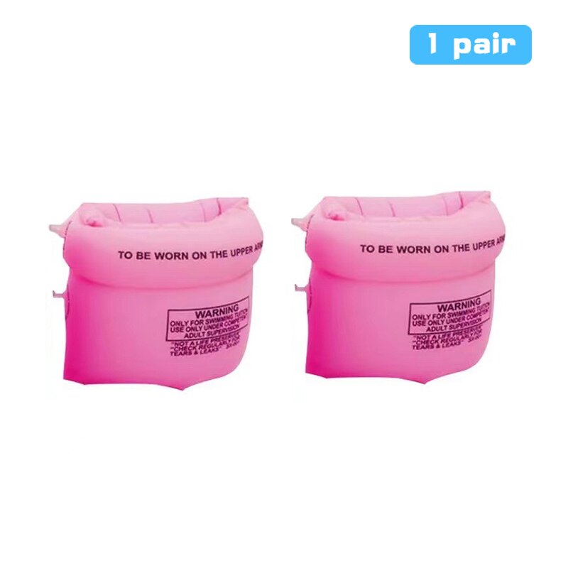 New 1Pair Swimming Inflatable Arm Rings For Adult Kids Portable Floating Circle Sleeves Pool Buoy Armbands Swimming Equipment
