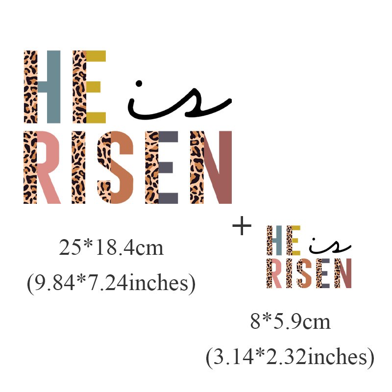 Jesus Letter Patches On Clothes DIY Washable Decals T-Shirt Thermo Adhesive Stickers Fashion Lady Iron-On Transfer For Clothing