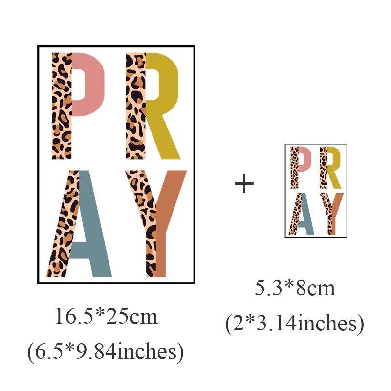 Jesus Letter Patches On Clothes DIY Washable Decals T-Shirt Thermo Adhesive Stickers Fashion Lady Iron-On Transfer For Clothing