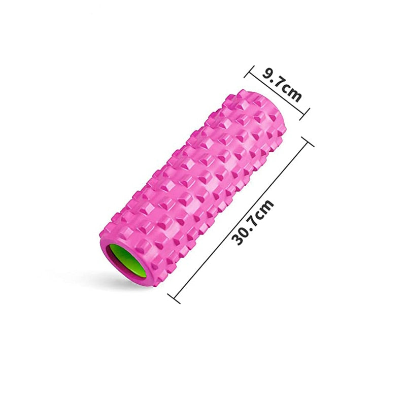 Yoga Column Foam Axis 30cmGym Muscle Massage Roller Foam Axis Pilates Back Massage Roller Home Fitness Equipment