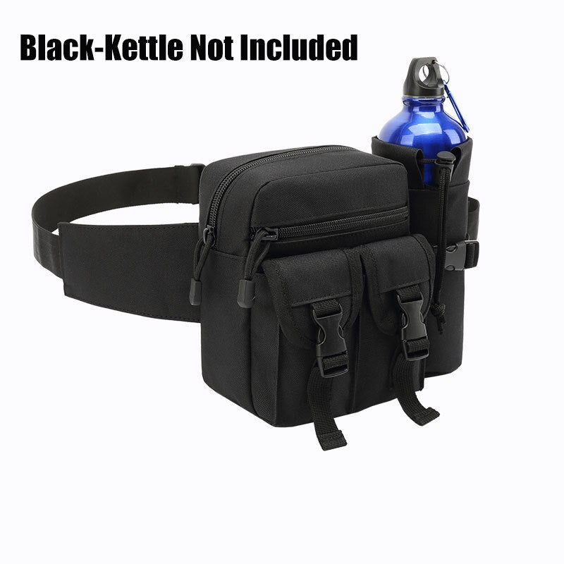 JSJM Tactical Belt Bag Outdoor Sports Hunting Mountaineering Camping Fanny Pack Military Combat Pockets Hiking Water Bottle Bag