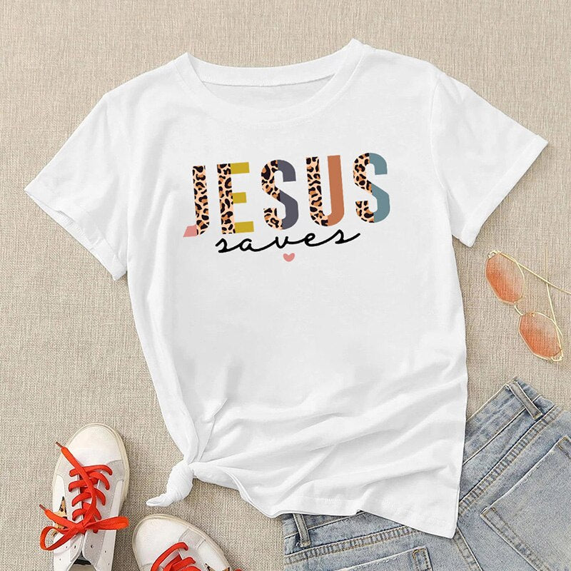 Jesus Letter Patches On Clothes DIY Washable Decals T-Shirt Thermo Adhesive Stickers Fashion Lady Iron-On Transfer For Clothing