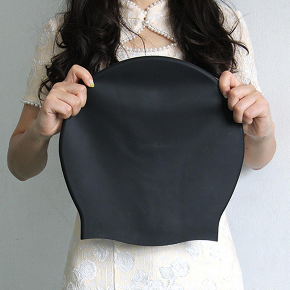 New 2022 Protect Ears Long Hair Sports Swim High Elasticity Silicone Swimming Waterproof Swim Hat for Long Hair